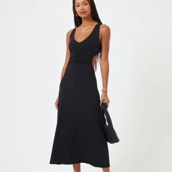l*space Dresses & Skirts - LSPACE Black Margot Midi Dress Black